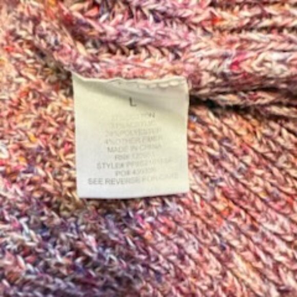 Pinque brand pink knit mock neck sweater. Size Small. - Picture 5 of 12